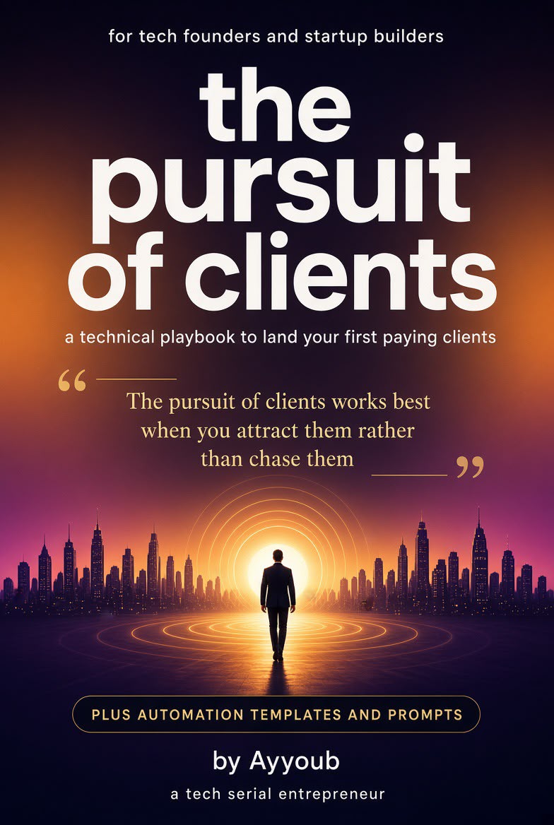 The Pursuit of Clients — playbook cover